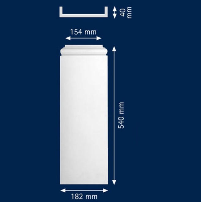 HFP 15 Pilaster Wall Profile