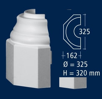 HS 22F/H Column base half